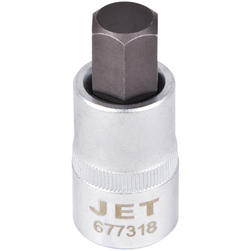 Bit Socket, Hex, 9/16" x 2" L, 1/2" Drive FMT Sales Ltd
