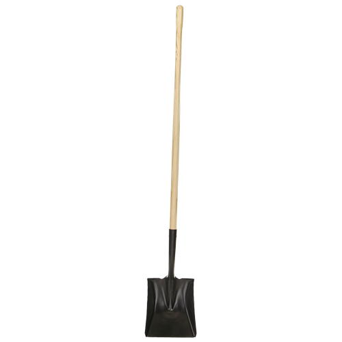 Pelle &agrave; bout carr&eacute;, Bois, Lame Acier durci, Manche en Droit, Longueur 49-1/2" FMT Sales Ltd