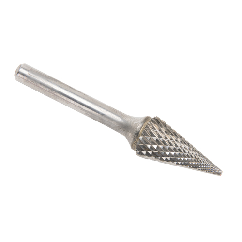 Fraises au carbure solide - Forme conique pointue CLEVELAND, SM-5, 1/2" dia., 1/4" Tige, 22,2 mm Prof. de la coupe FMT Sales Ltd