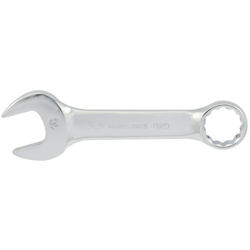 Fully Polished Stubby Combination Wrench, 12 Point, 10 mm, Chrome Finish FMT Sales Ltd