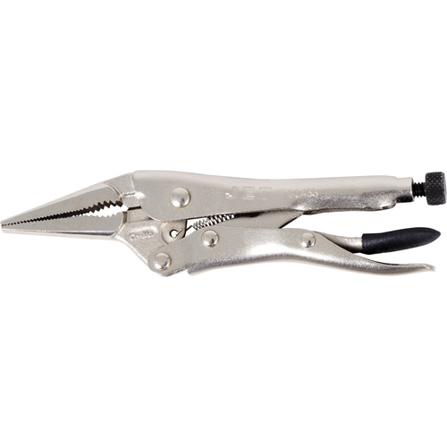 Pinces verrouillables super robustes J6LN avec couteau, Longueur 6", Bec long FMT Sales Ltd