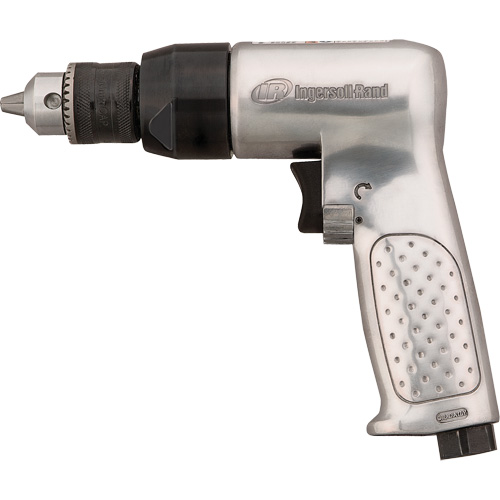 Reversible Air Drill, 4 CFM, 1/4" NPTF, 93 dBA, 3/8" Chuck, Keyed FMT Sales Ltd