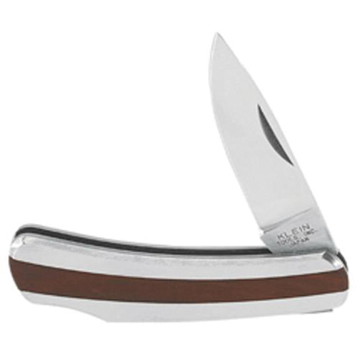 Pocket Knife with Drop Point Blade, 2-1/4" Blade, Stainless Steel Blade, Stainless Steel Handle FMT Sales Ltd