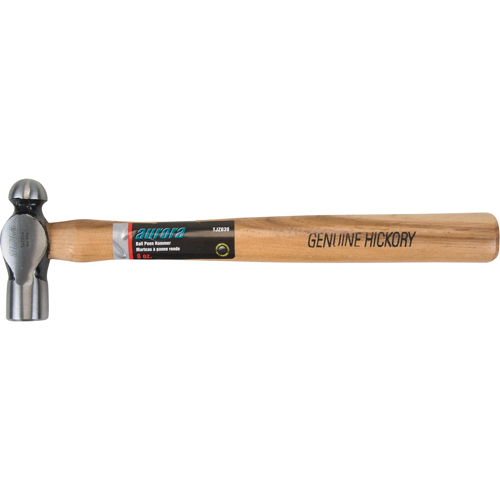Ball Pein Hammer, 8 oz. Head Weight, Plain Face, Wood Handle FMT Sales Ltd