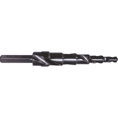 Foret &eacute;tag&eacute; progressif, 3/16" - 1/2", Incr&eacute;ments de 1/16", Acier rapide FMT Sales Ltd