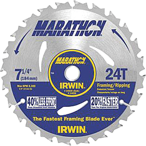 Contractor Saw Blades - Marathon&reg; Saw Blades, 7-1/4", 24 Teeth FMT Sales Ltd