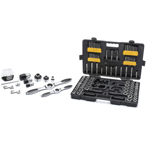 SAE/Metric Ratcheting Tap & Die Set, 114 Pieces FMT Sales Ltd