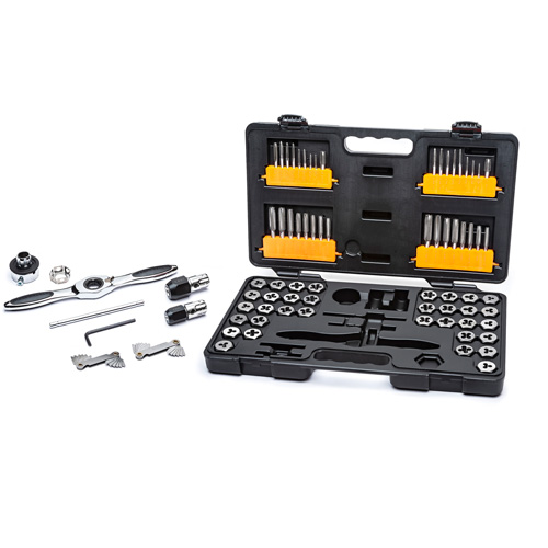 SAE/Metric Ratcheting Tap & Die Set, 77 Pieces FMT Sales Ltd