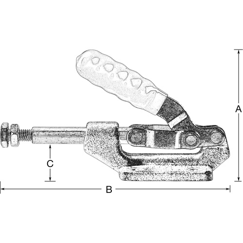 Serre-flan droit, Force de serrage de 600 lb FMT Sales Ltd