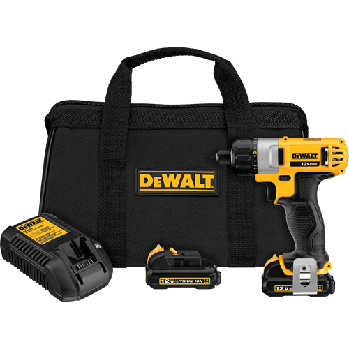 Ensemble de tournevis max, 1/4", 12 V, 160 UWO couple max., Lithium-ion bloc-pile FMT Sales Ltd