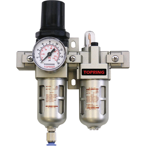 Airflo Compact Filter/Regulator & Lubricator (Gauge Included), 1/4" NPT FMT Sales Ltd