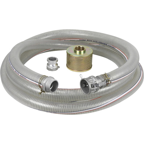 Tuyau d'aspiration renforc&eacute; pour pompe &agrave; eau, 2" x 300" FMT Sales Ltd