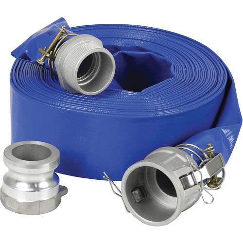Lay-Flat Discharge Hose Kit for Water Pump, 3" x 600" FMT Sales Ltd