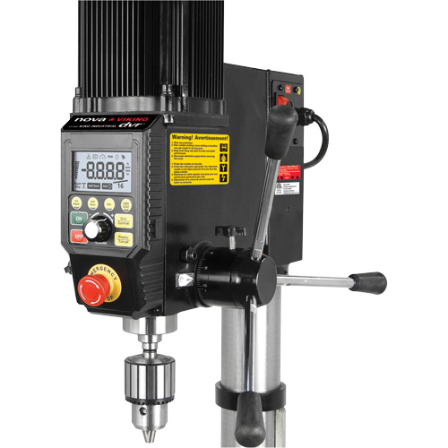 Perceuses &agrave; colonne de plancher Nova Viking DVR, 16", Mandrin 5/8", 3000 tr/min FMT Sales Ltd