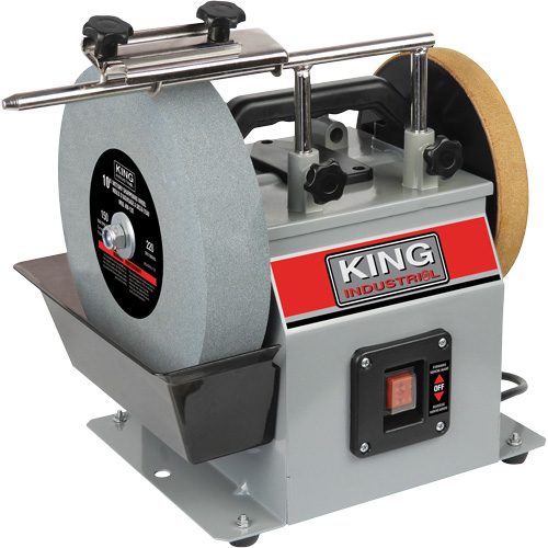 Affûteuse s&egrave;che-humide, Dia de roue 10", 1/4 CV, 115 tr/min FMT Sales Ltd