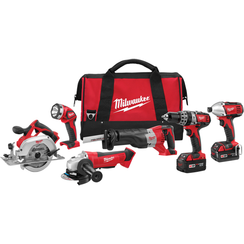 M18 Cordless 6-Tool Combo Kit, Lithium-Ion, 18 V FMT Sales Ltd