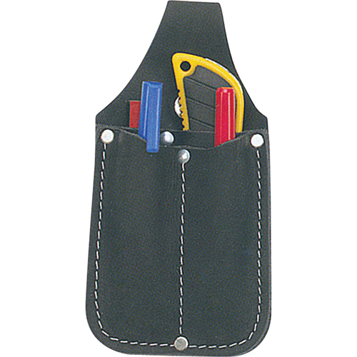 Utility Pouch, Knife Holder, Leather, 3 Pockets FMT Sales Ltd