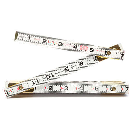 R&egrave;gle en bois pliante, 6' lo, Bois, Graduations de 1/6" FMT Sales Ltd