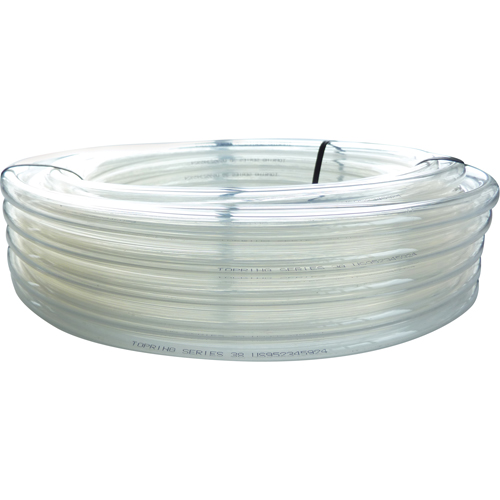 Tubing, Air/Water, 1" OD x 100' L, PVC, Clear, 35 PSI @ 20°C FMT Sales Ltd