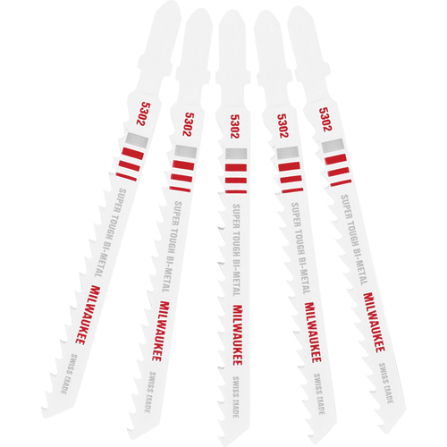 Lame de scie sauteuse, Bim&eacute;tal, Tige en T, 4" lo, 6 dents par pouce FMT Sales Ltd
