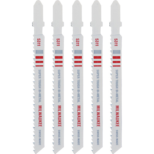 Jigsaw Blade, Bi-Metal, T-Shank, 4" L, 10 TPI FMT Sales Ltd