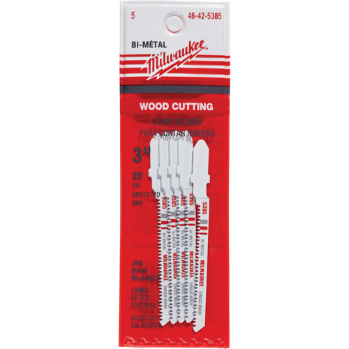 Lame de scie sauteuse, Bim&eacute;tal, Tige en T, 3" lo, 20 dents par pouce FMT Sales Ltd