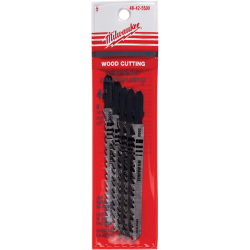 Jigsaw Blade, Bi-Metal, T-Shank, 4" L, 6 TPI FMT Sales Ltd
