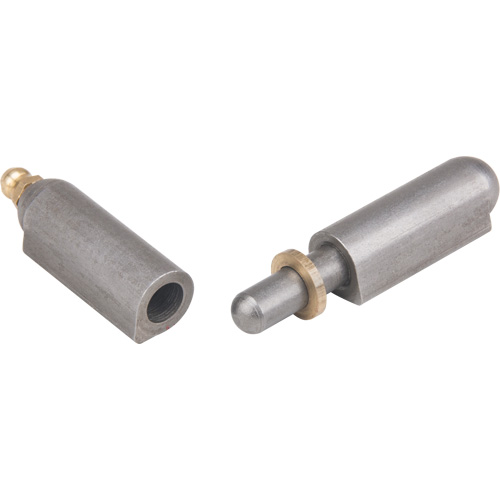 Weld-On Hinge, 0.512" Dia. x 3.15" L, Mild Steel w/Fixed Steel Pin FMT Sales Ltd