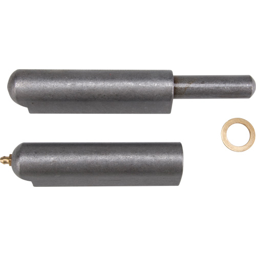 Weld-On Hinge, 1.102" Dia. x 10.236" L, Mild Steel w/Fixed Steel Pin FMT Sales Ltd