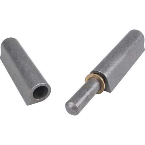 Weld-On Hinge, 1.102" Dia. x 10.236" L, Mild Steel w/Fixed Steel Pin FMT Sales Ltd