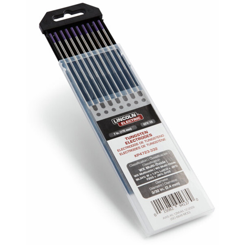 &eacute;lectrodes de tungst&egrave;ne de premi&egrave;re qualit&eacute; WX Multi-Oxide, 3/32" dia. x 7" lo FMT Sales Ltd