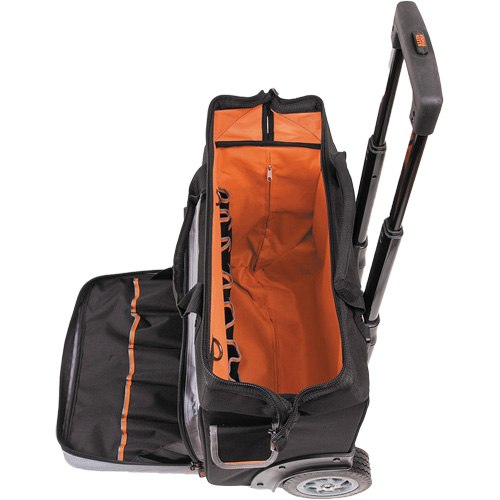 Sac &agrave; outils roulant Tradesman Pro, Polyester balistique, 24 pochettes, Noir/Orange FMT Sales Ltd