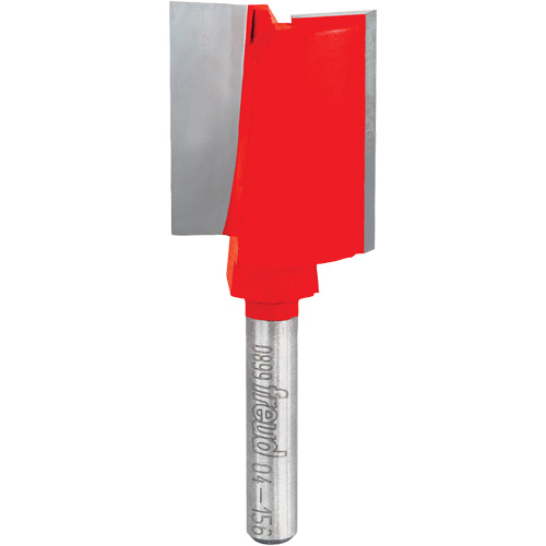 Fraise - foret droit &agrave; double cannelure, 1" dia, 3/4" ha, 2-9/16" lo, 1/4" Manche FMT Sales Ltd