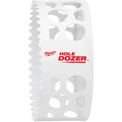 Scie-cloche Hole Dozer, 4-1/2", Profondeur de la coupe 1-5/8", Bim&eacute;tal FMT Sales Ltd