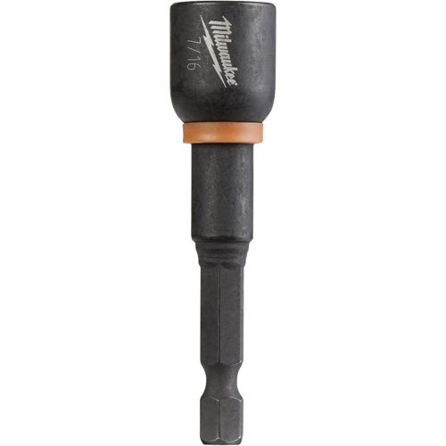 Tourne-&eacute;crou Shockwave Impact Duty, Embout 1/4", Prise 7/16", 2-9/16" lo, Magn&eacute;tique FMT Sales Ltd