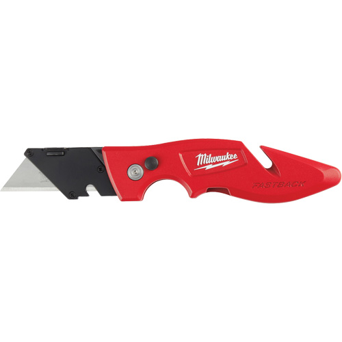 Fastback Flip Utility Knife, 2" Blade, Carbon Steel Blade, Metal Handle FMT Sales Ltd