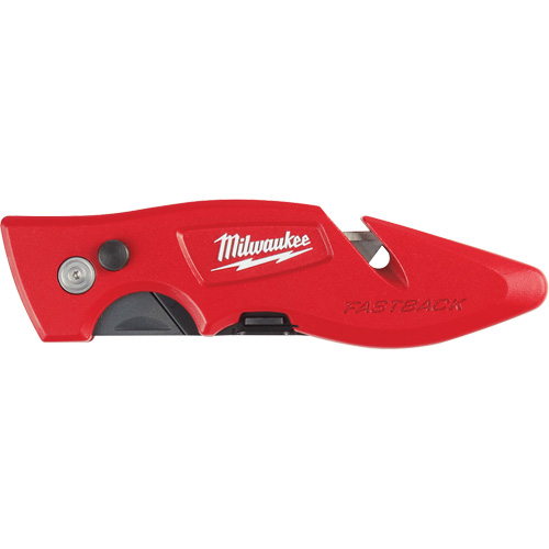 Fastback Flip Utility Knife, 2" Blade, Carbon Steel Blade, Metal Handle FMT Sales Ltd
