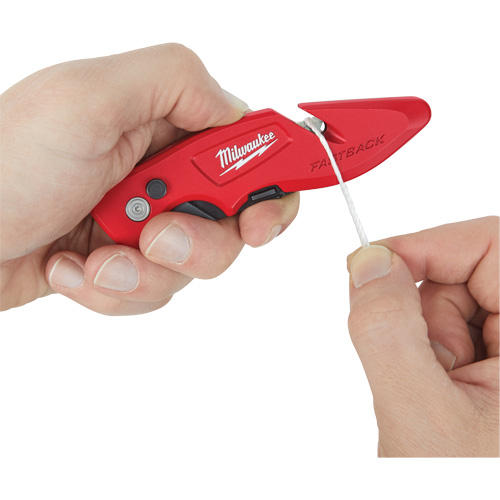 Fastback Flip Utility Knife, 2" Blade, Carbon Steel Blade, Metal Handle FMT Sales Ltd