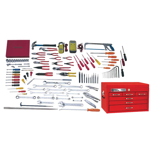 Electricians Master Set With Top Chest, 114 Pieces FMT Sales Ltd