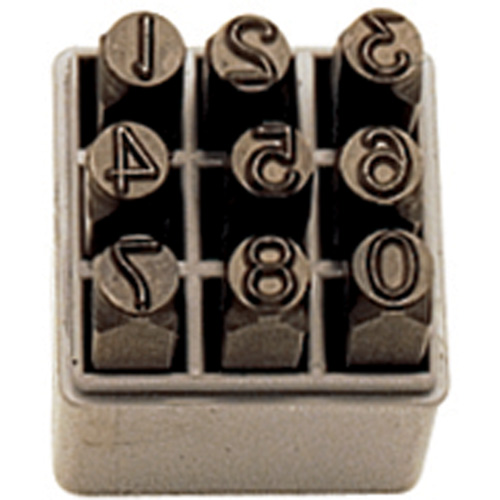 Number Hand Stamp Set, 9 Pieces FMT Sales Ltd