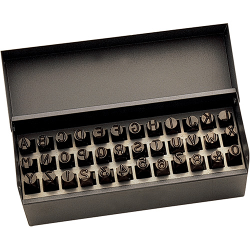 Letter & Number Hand Stamp Set, 36 Pieces FMT Sales Ltd