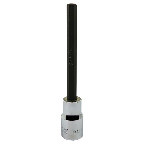 Socket, Hex, 5/16" x 5" L, 1/2" Square Drive Drive FMT Sales Ltd