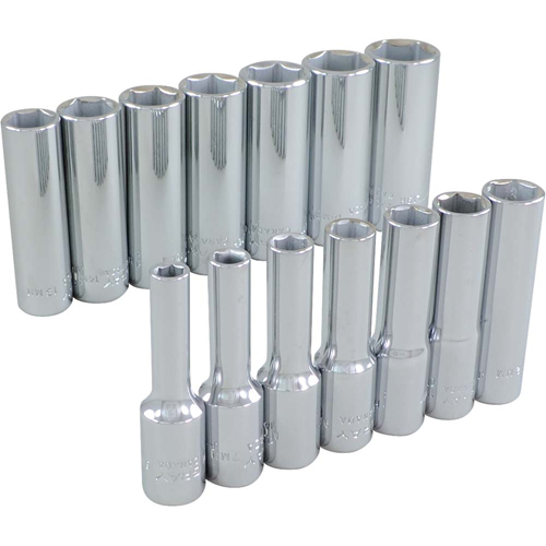 Socket Set, 14 Pcs, 3/8" Drive Size, Deep FMT Sales Ltd