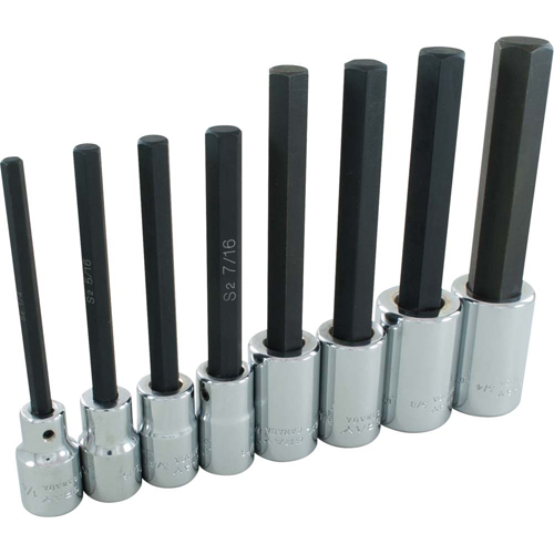Hex Head Socket Set, Hex, 1/2" Drive, 8 Pcs FMT Sales Ltd