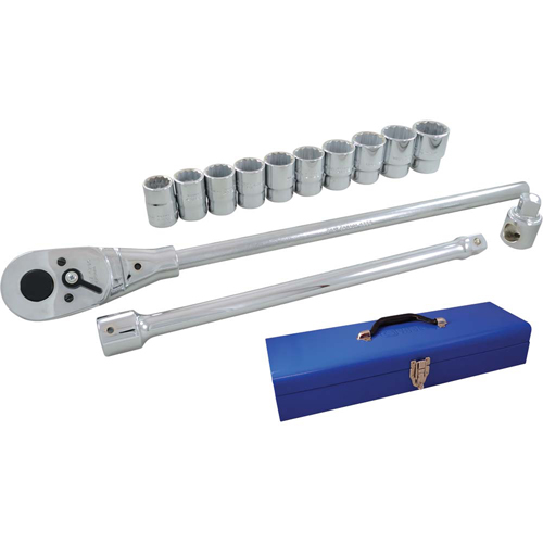 Socket & Attachment Set, 15 Pcs, 3/4" Drive Size FMT Sales Ltd