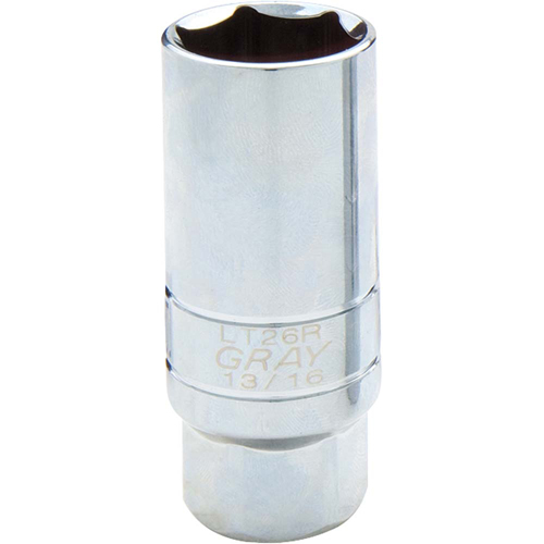 Spark Plug Socket, 3/8" Drive, 13/16" Socket, 1-1/10" L FMT Sales Ltd