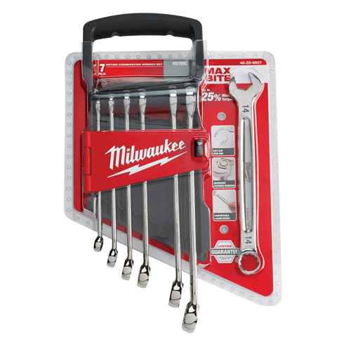 Jeu de cl&eacute;s mixtes, Combinaison, 7 morceaux, M&eacute;trique FMT Sales Ltd