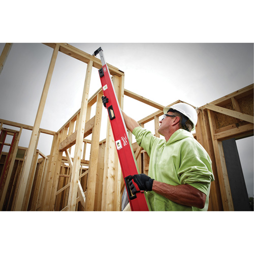 RedStick Expandable Level, I-Beam, 12' L, Aluminum, 3, Magnetic FMT Sales Ltd
