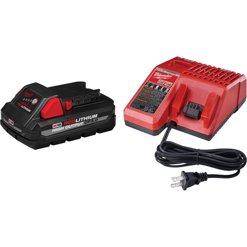 Ensemble de charge de blocs-pile M18 Redlithium High Output CP3.0, 18 V, Lithium-ion FMT Sales Ltd
