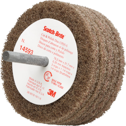 Scotch-Brite Cut & Polish Disc, 3" Dia. FMT Sales Ltd